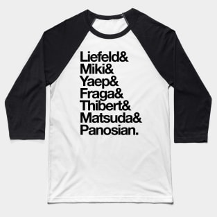 Extreme Line-Up (Black Letters) Baseball T-Shirt